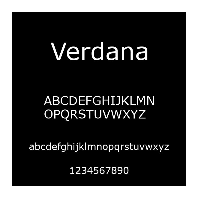 Verdana