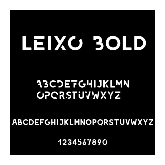 LEIXO Bold