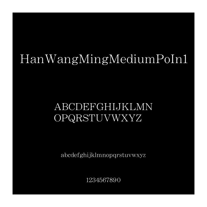 HanWangMingMediumPoIn1