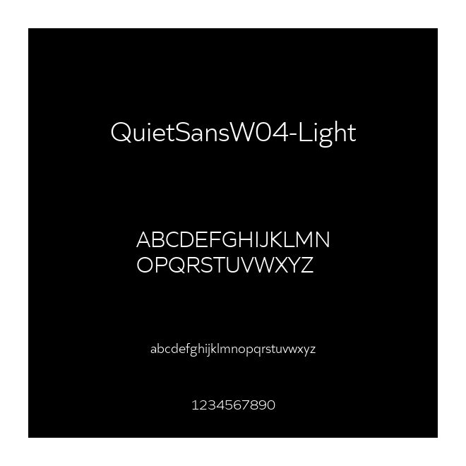 QuietSansW04-Light