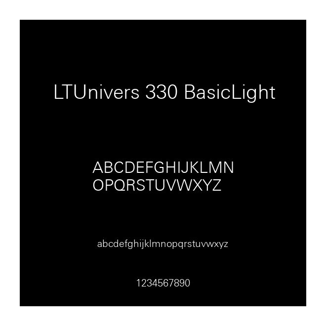 LTUnivers 330 BasicLight
