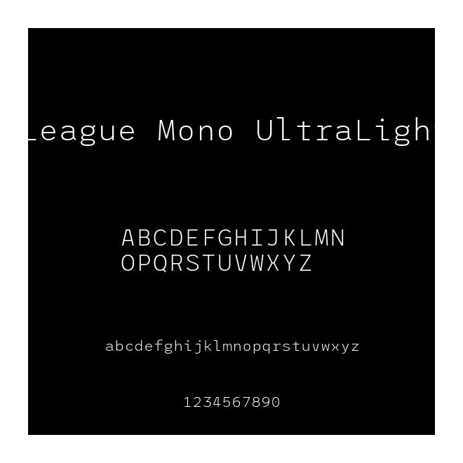 League Mono UltraLight
