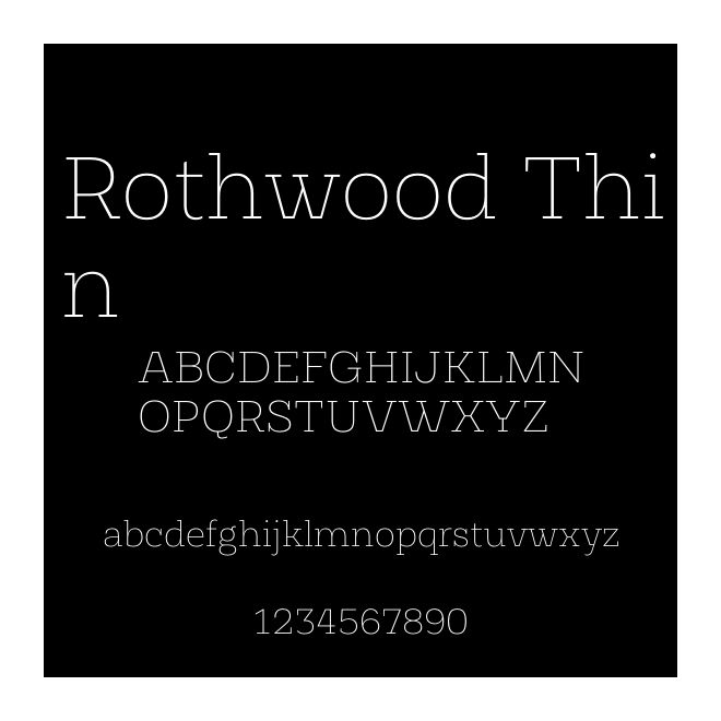 Rothwood Thin