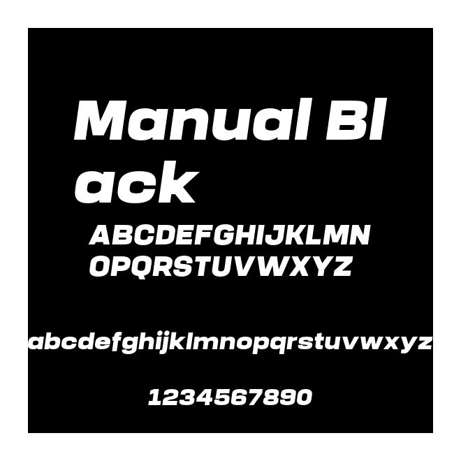 Manual Black