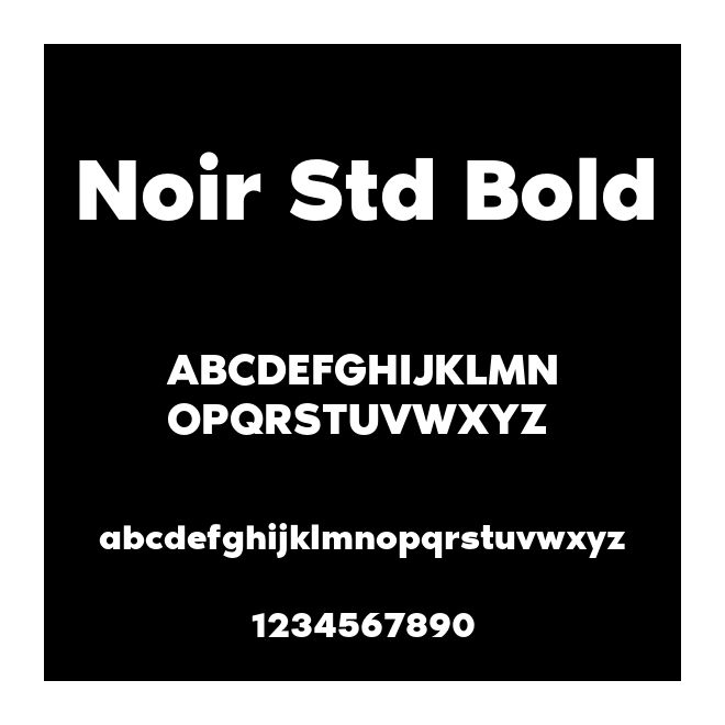 Noir Std Bold