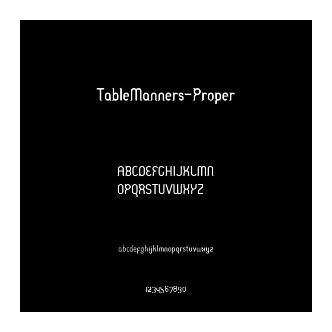 TableManners-Proper