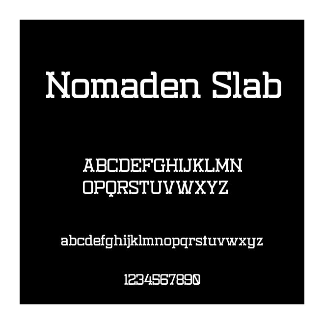 Nomaden Slab