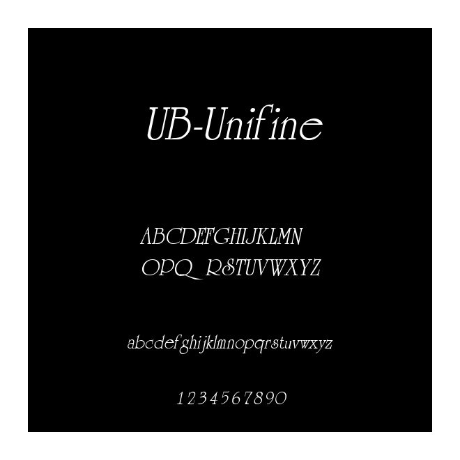 UB-Unifine