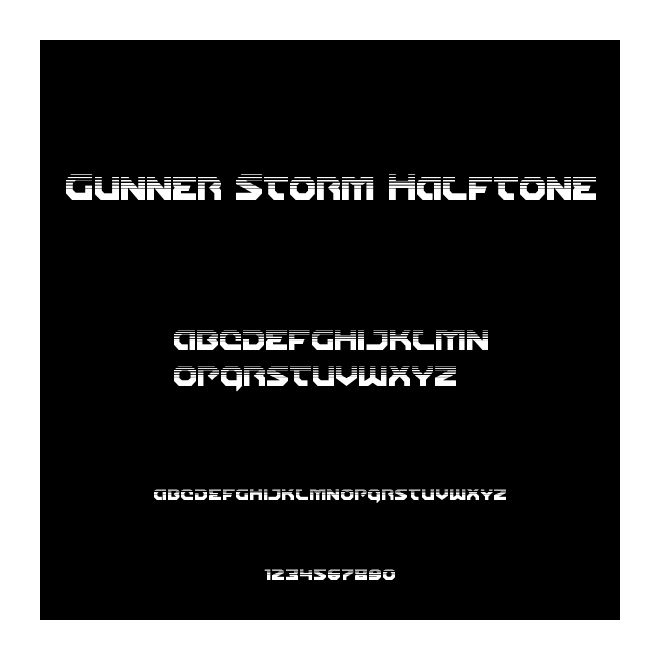 Gunner Storm Halftone
