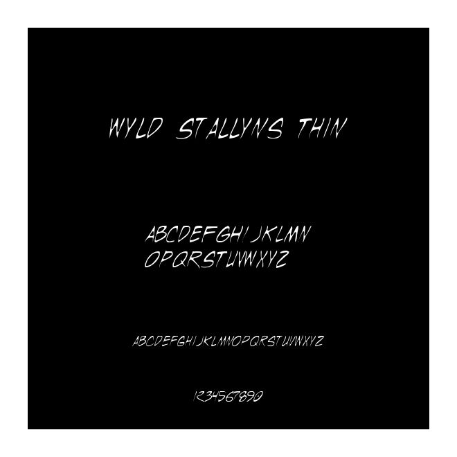 Wyld Stallyns Thin