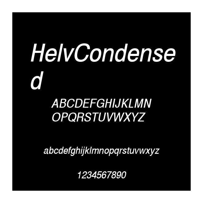 HelvCondensed