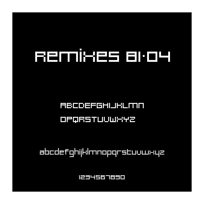 Remixes 81.04