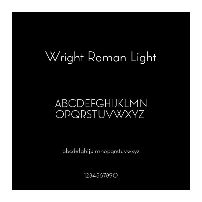 Wright Roman Light