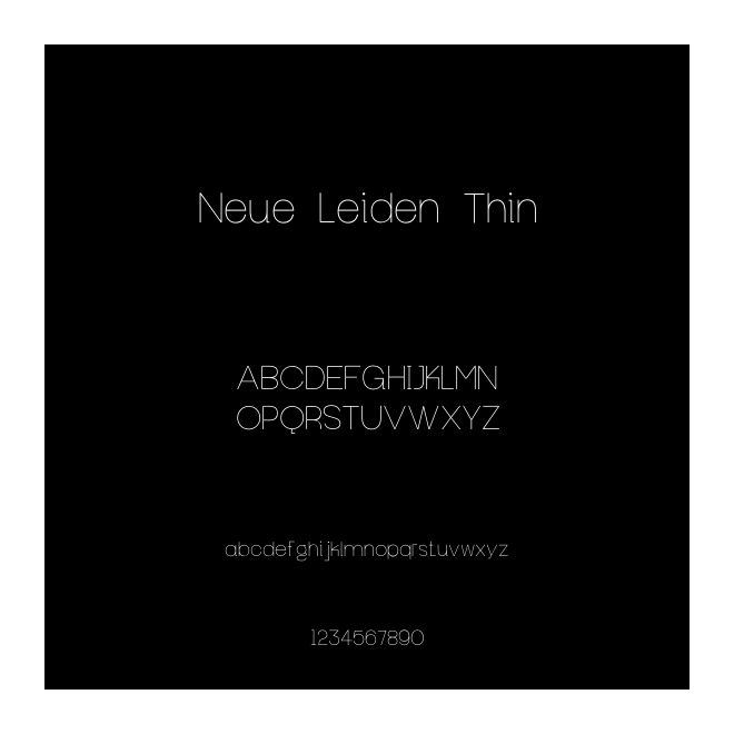 Neue Leiden Thin