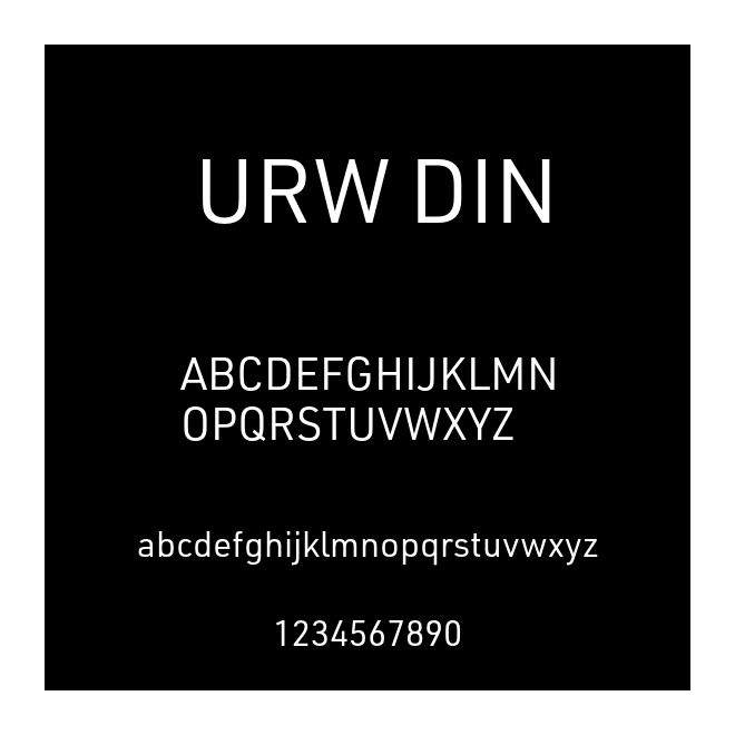 URW DIN