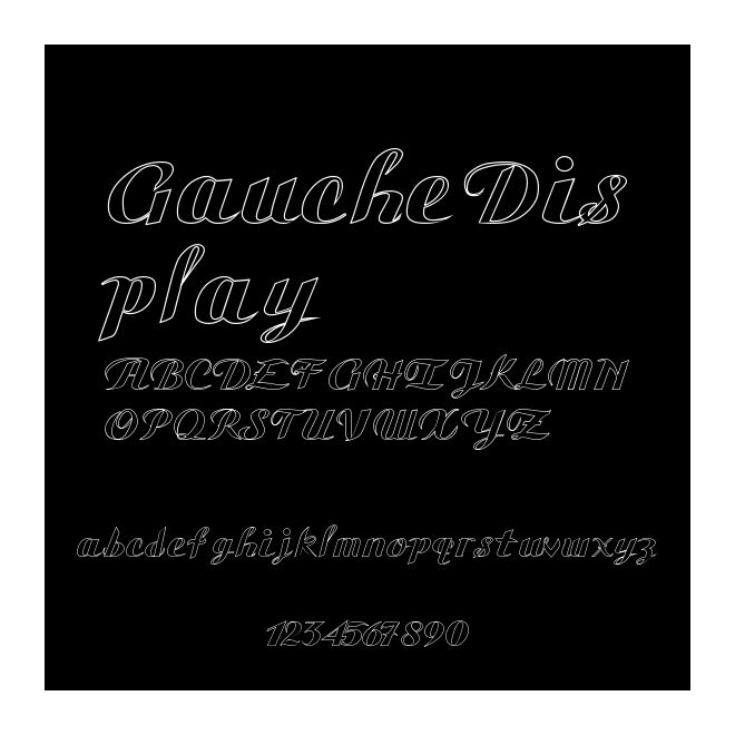 Gauche Display