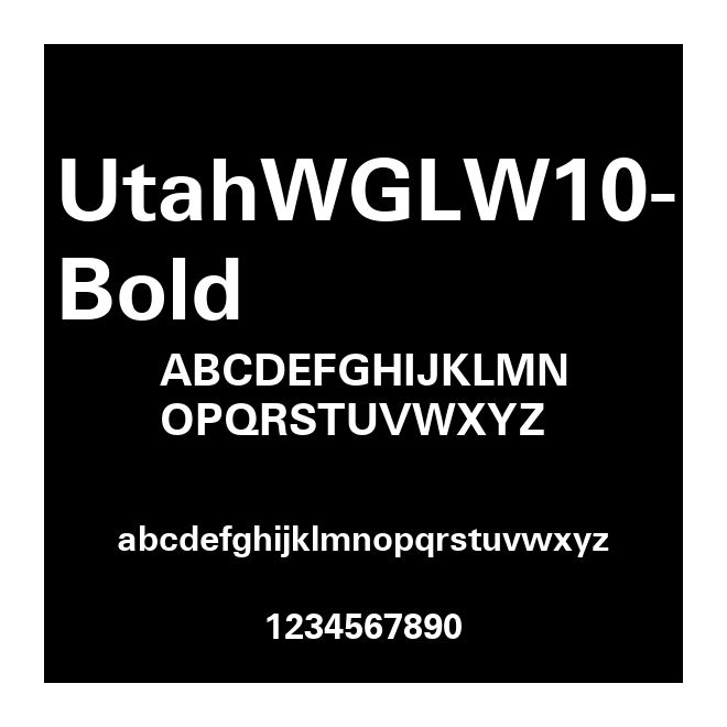 UtahWGLW10-Bold