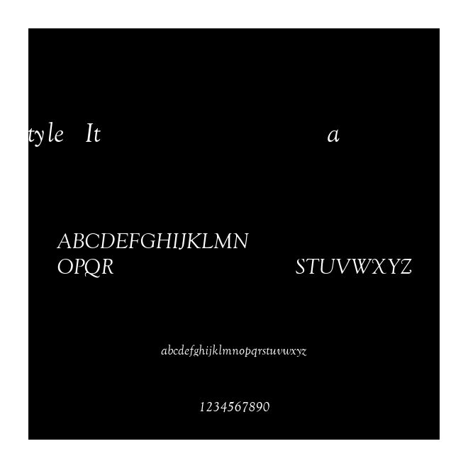 Grande Oldstyle Italic