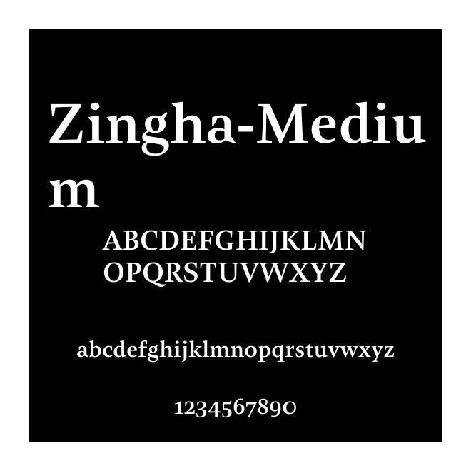 Zingha-Medium