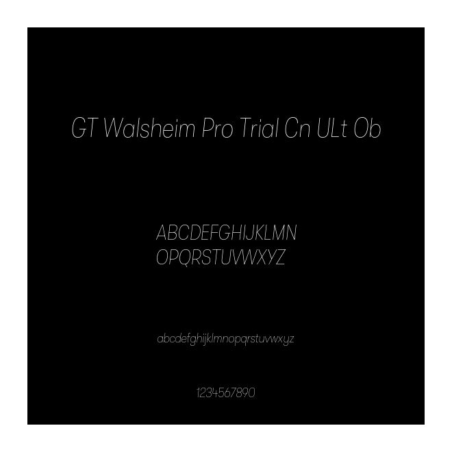 GT Walsheim Pro Trial Cn ULt Ob