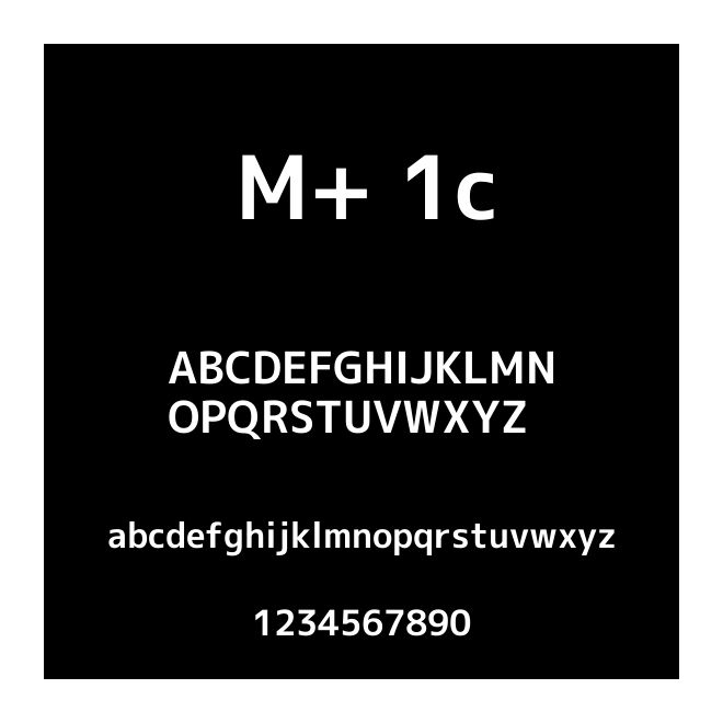 M+ 1c