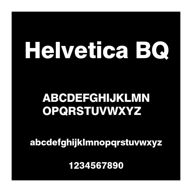 Helvetica BQ