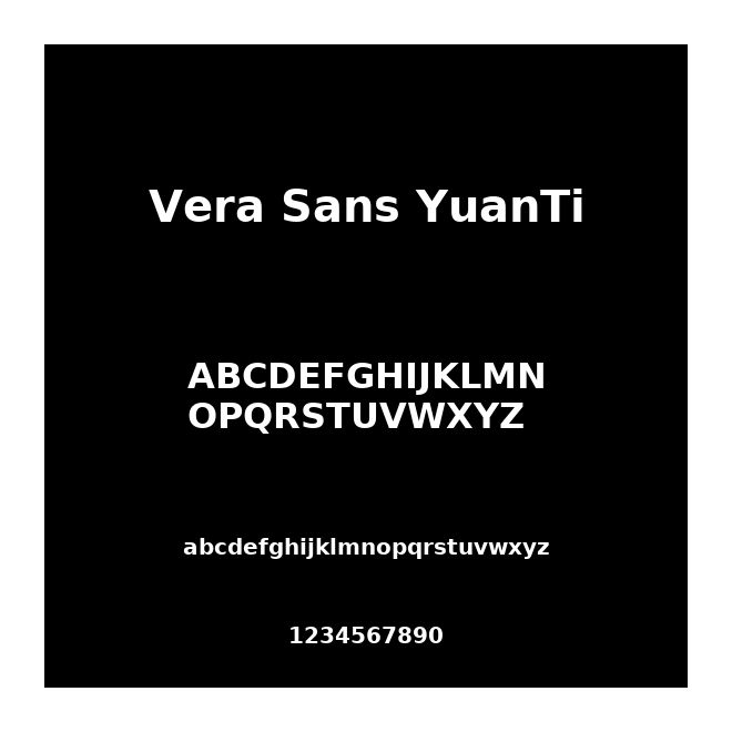 Vera Sans YuanTi