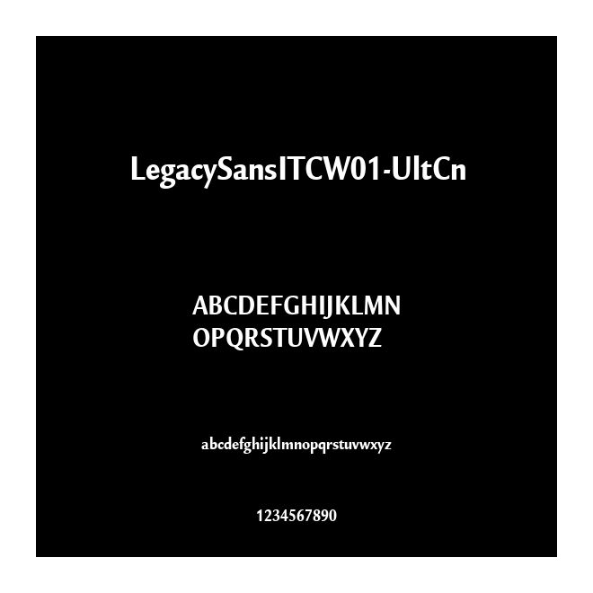 LegacySansITCW01-UltCn