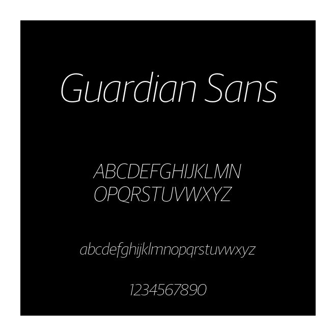 Guardian Sans