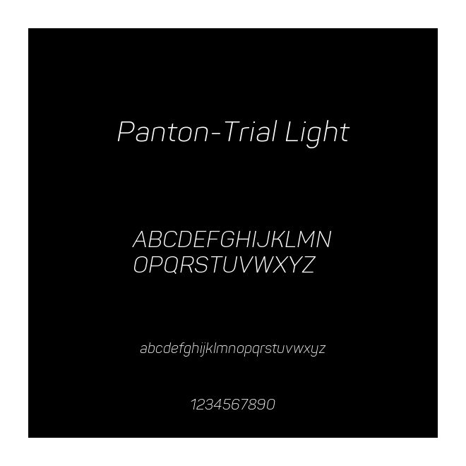Panton-Trial Light