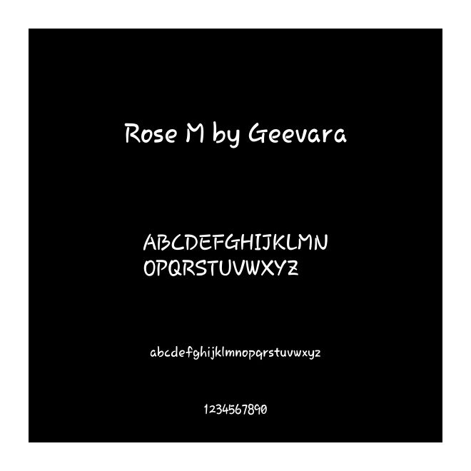 Rose M by Geevara