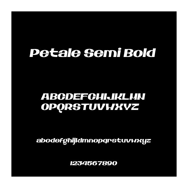 Petale Semi Bold