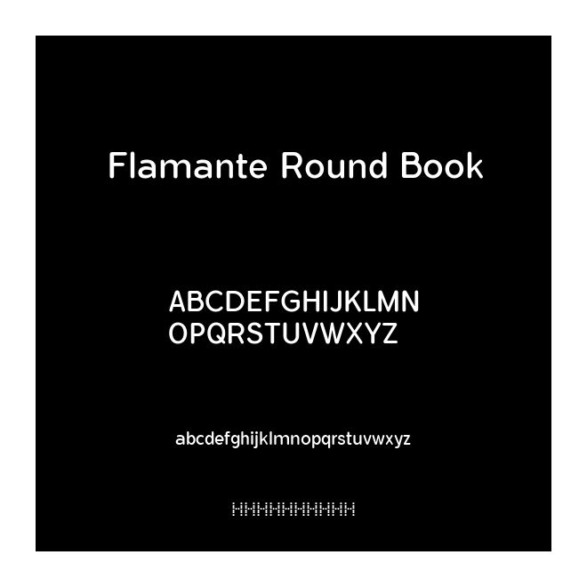 Flamante Round Book