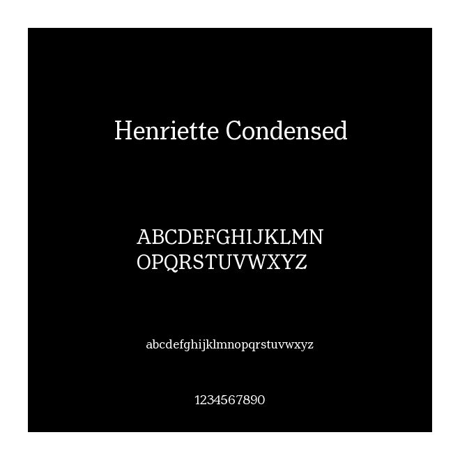Henriette Condensed