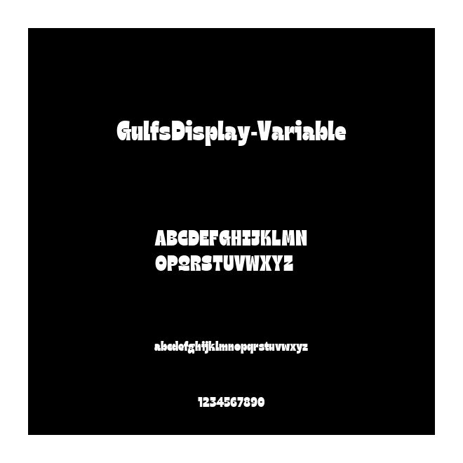 GulfsDisplay-Variable
