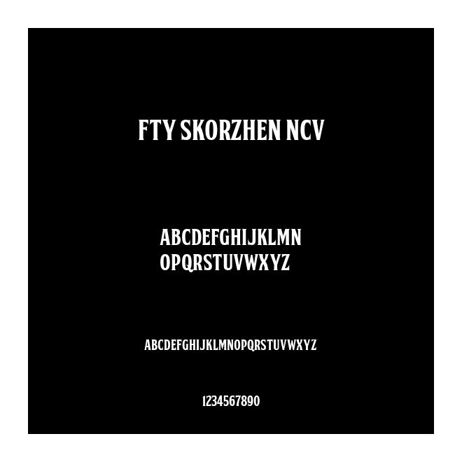 FTY SKORZHEN NCV