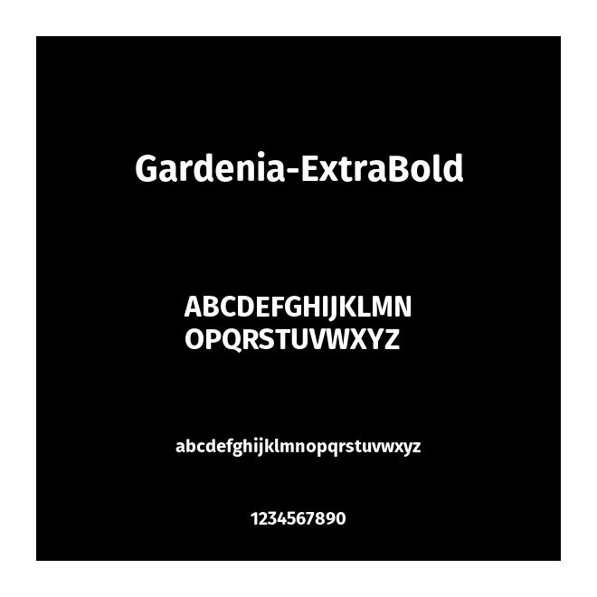 Gardenia-ExtraBold