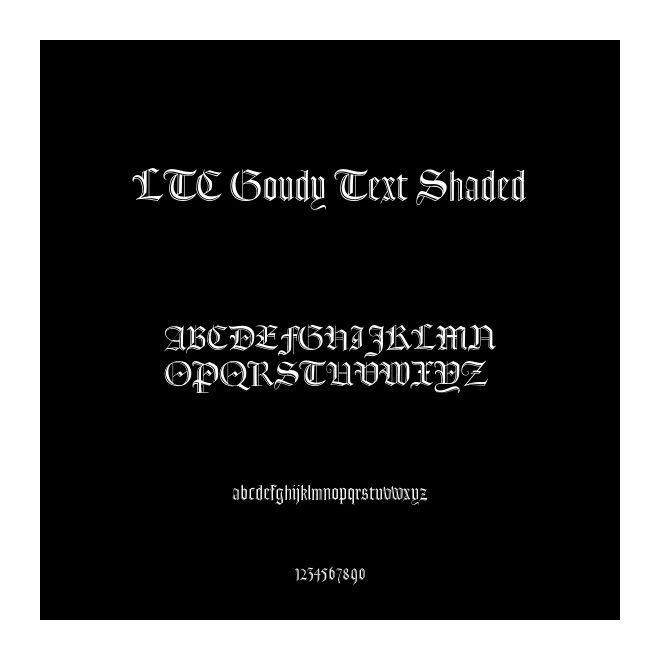LTC Goudy Text Shaded