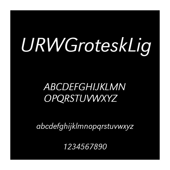 URWGroteskLig
