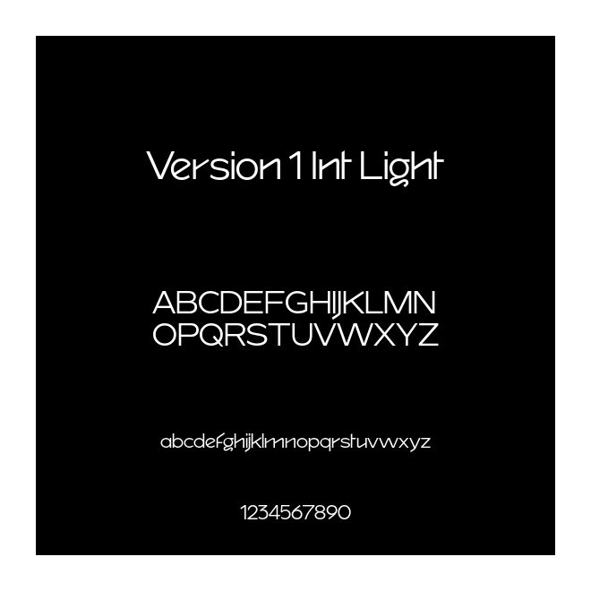 Version 1 Int Light