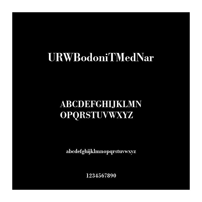 URWBodoniTMedNar