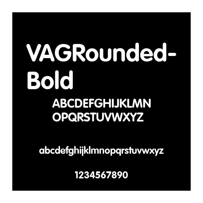 VAGRounded-Bold