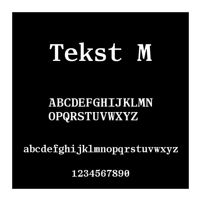 Tekst M