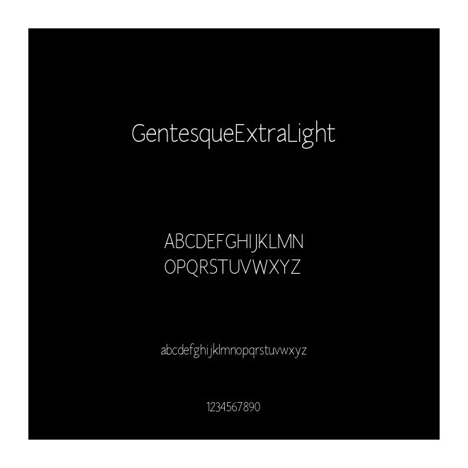 GentesqueExtraLight
