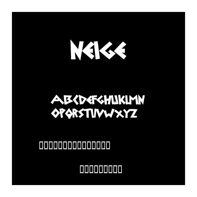 NEIGE