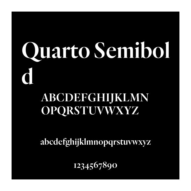 Quarto Semibold