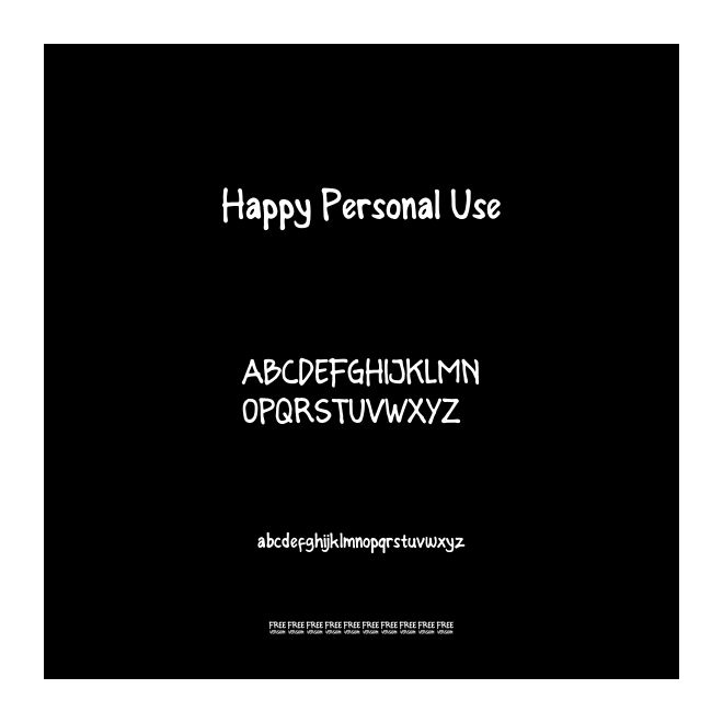 Happy Personal Use