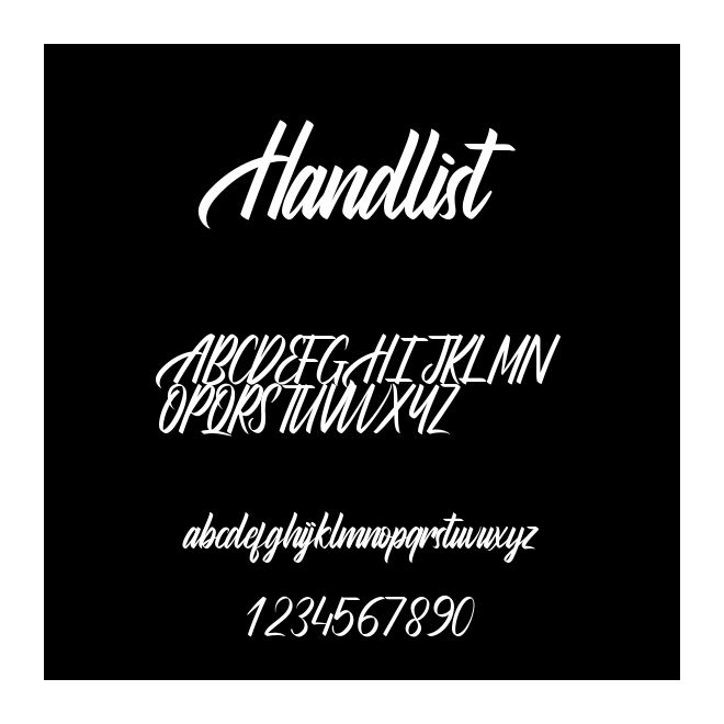 Handlist