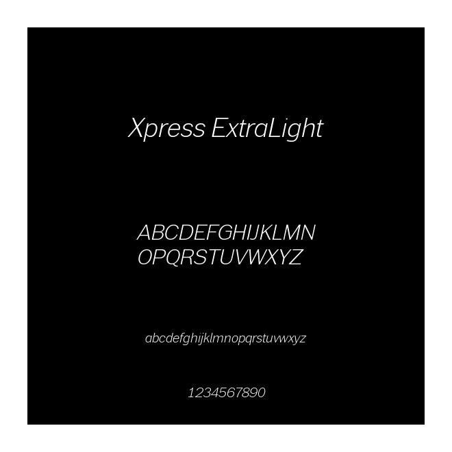 Xpress ExtraLight