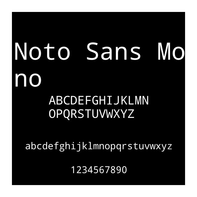 Noto Sans Mono